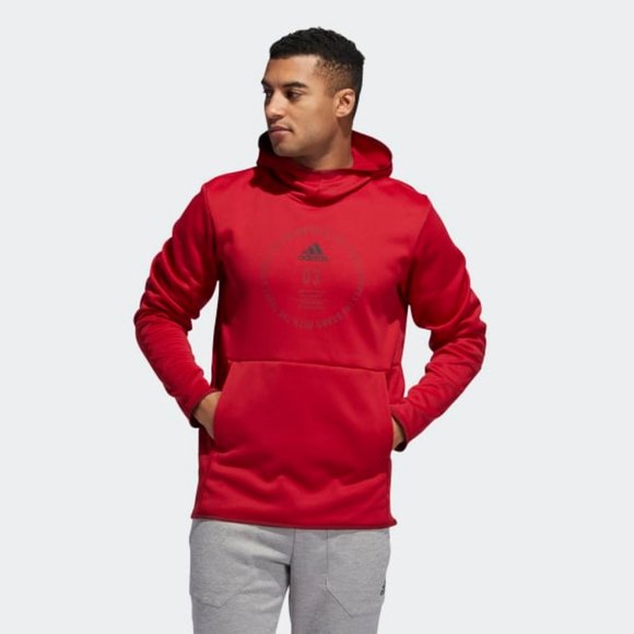 adidas Other - NEW Adidas Team Issue Badge of Sport Hoodie Red